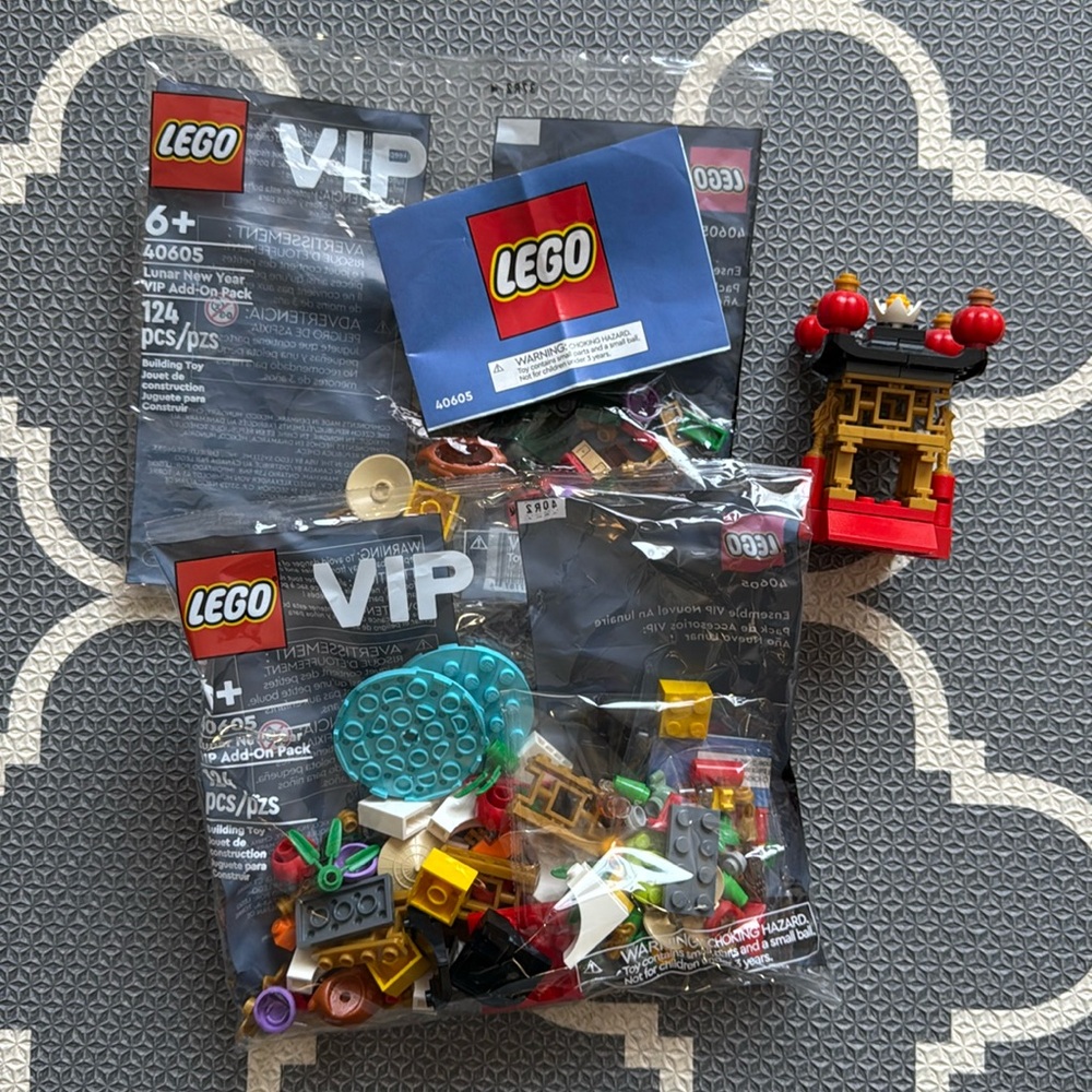 NEW LEGO Lunar New Year VIP Add-On Pack - 124 pieces for Age 6+